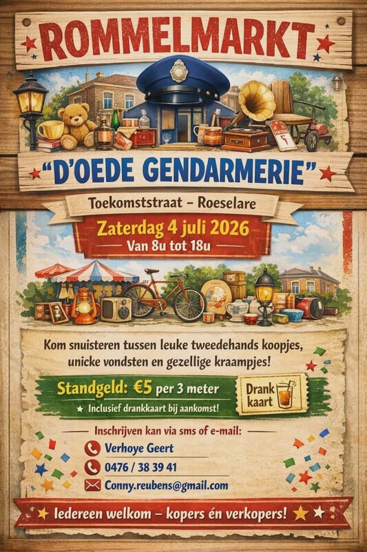  Rommelmarkt D oede gendarmerie