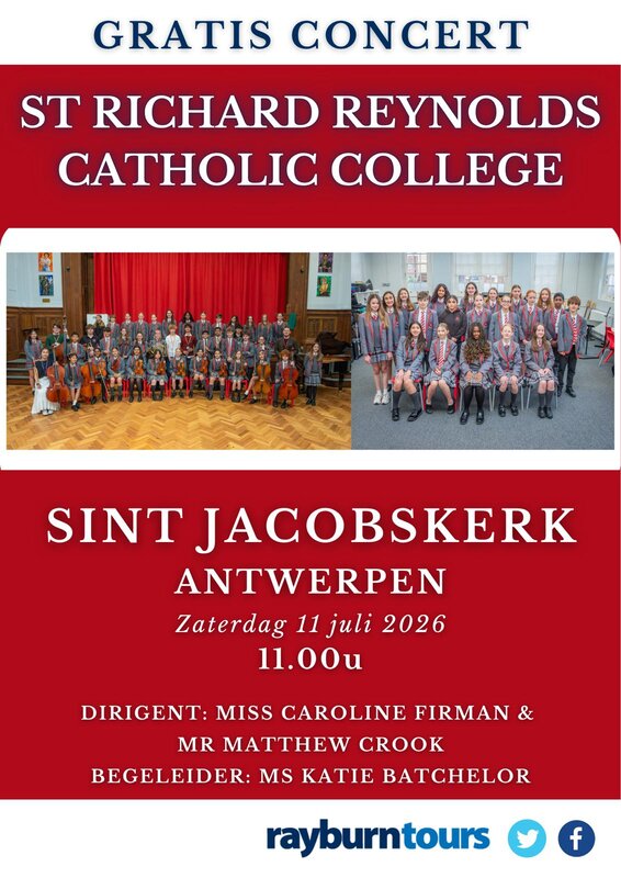 Concerten Bijzonder ochtendconcert het St.Richard Reynolds Catholic College (UK)