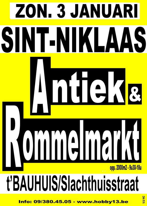 Antiek & Rommelmarkt Sint-Niklaas