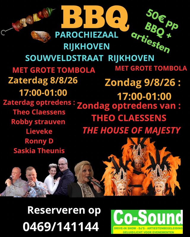 Nachtleven Bbq optredens