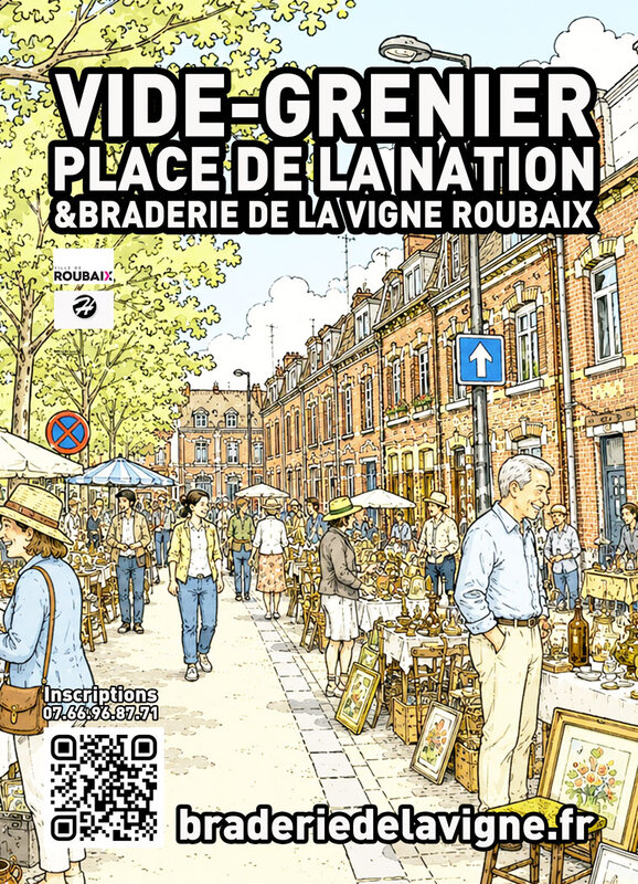  Braderie la Vigne Rommelmarkt Place la Nation (professionals particu