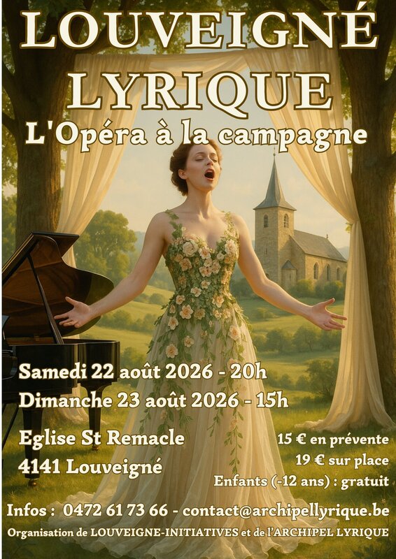 Concerten Louveigné Lyrique Opera het platteland