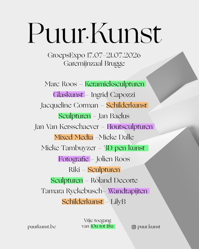 Tentoonstellingen Groepsexpo PuurKunst