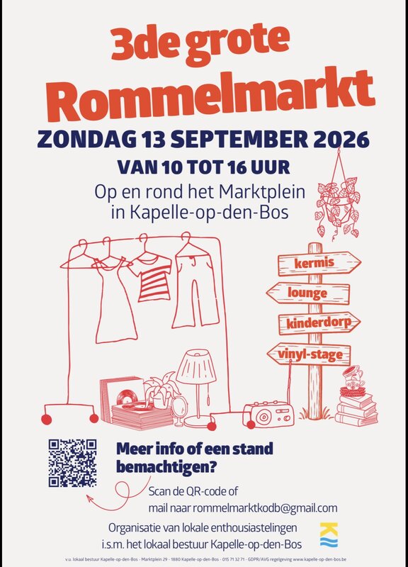  3e grote rommelmarkt Kodb