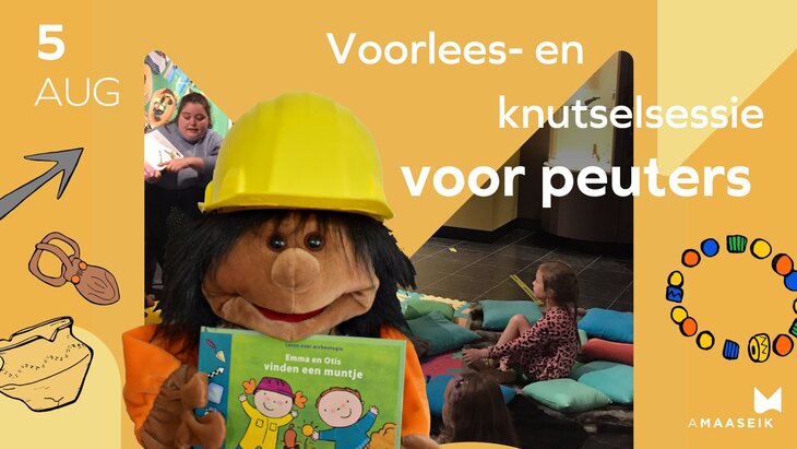 Voorstellingen Zomer de Musea Maaseik | Voorlees- knutselsessie voor kleuters