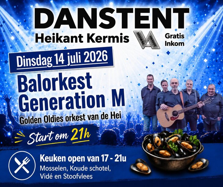 Nachtleven Mosselfestijn Balorkest Generation M