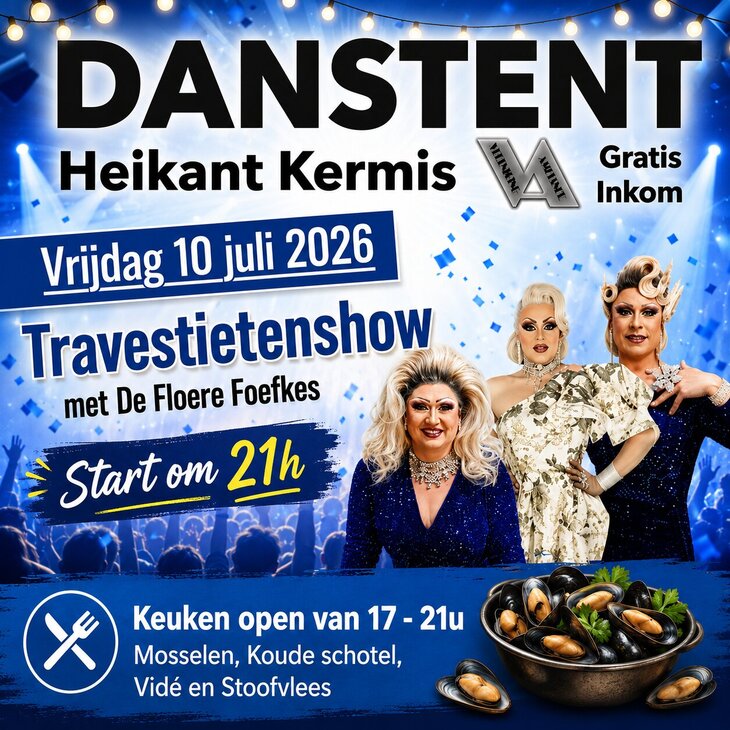 Nachtleven Mosselfestijn de Floere Foefkes