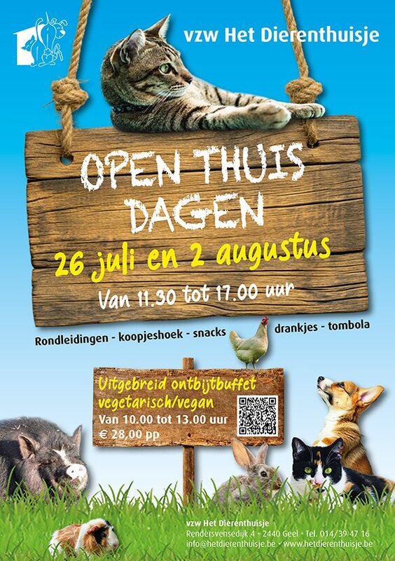 Ontspanning Openthuisdagen dierenopvang Dierenthuisje