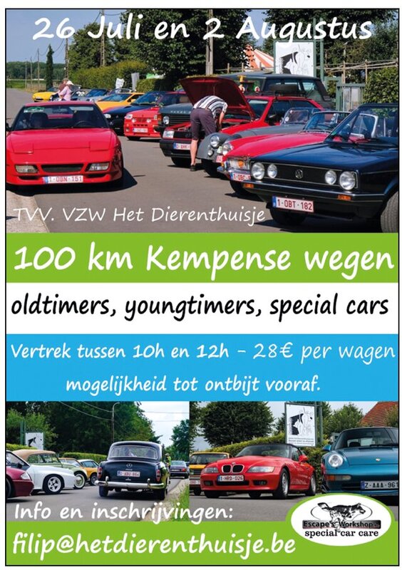 Ontspanning Oldtimers, youngtimers, special cars moto benefiet Het Dierenthuisje
