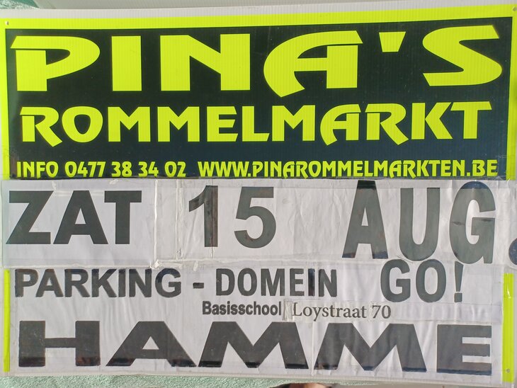  Pina s Jaarlijkse Openluchtrommelmarkt  Hamme ( Sint-Niklaas )