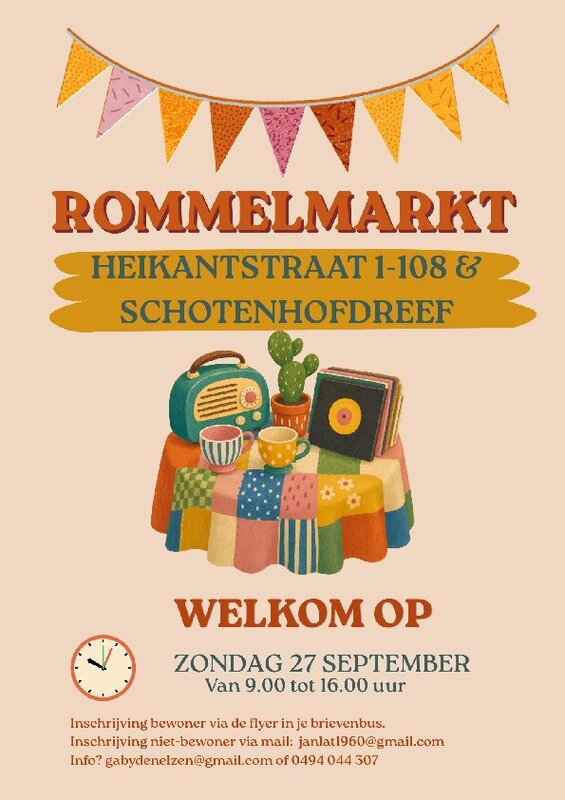 Rommelmarkt Schotenhofdreef + Heikantstraat 1-108