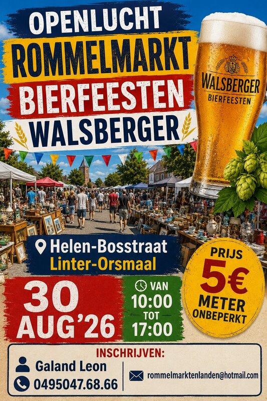  Rommelmarkt Bierfeesten Walsberger