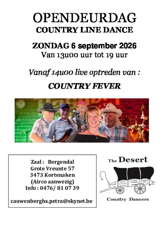 Ontspanning Opendeurdag country line dance
