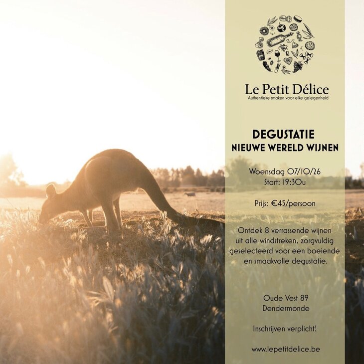 Workshops Wijndegustatie Nieuwe Wereld