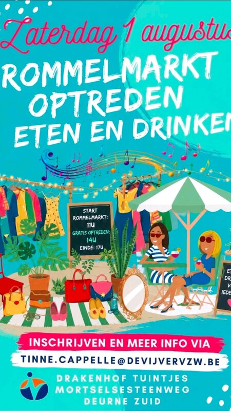  Rommelmarkt gratis optreden