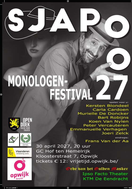 Voorstellingen Sjapoo - Monologenfestival
