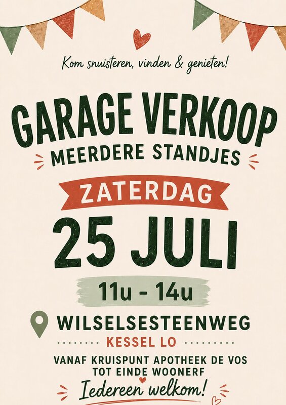  Garageverkoop