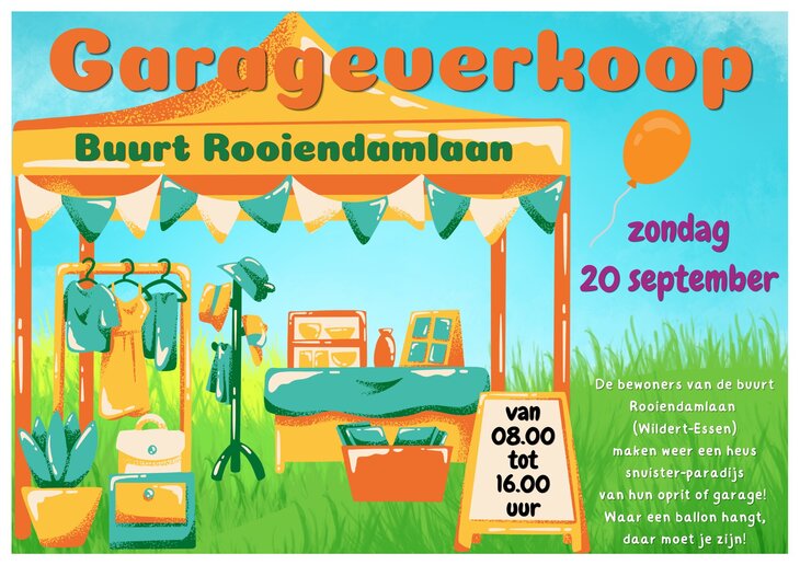  Grote garageverkoop