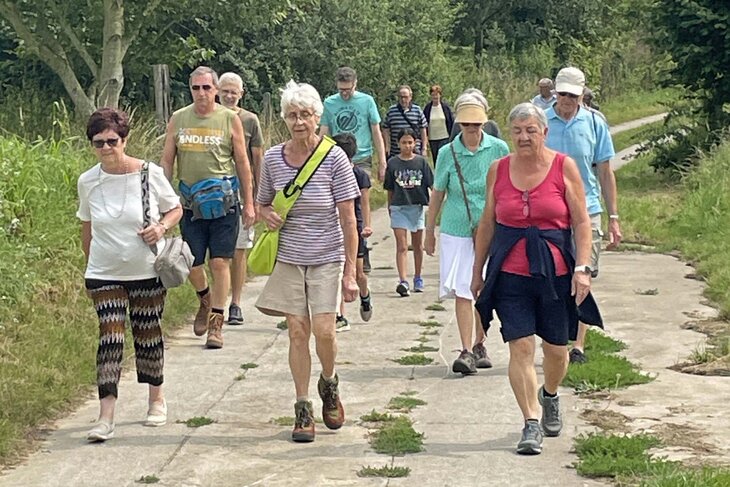 Ontspanning Fiets- wandeltocht