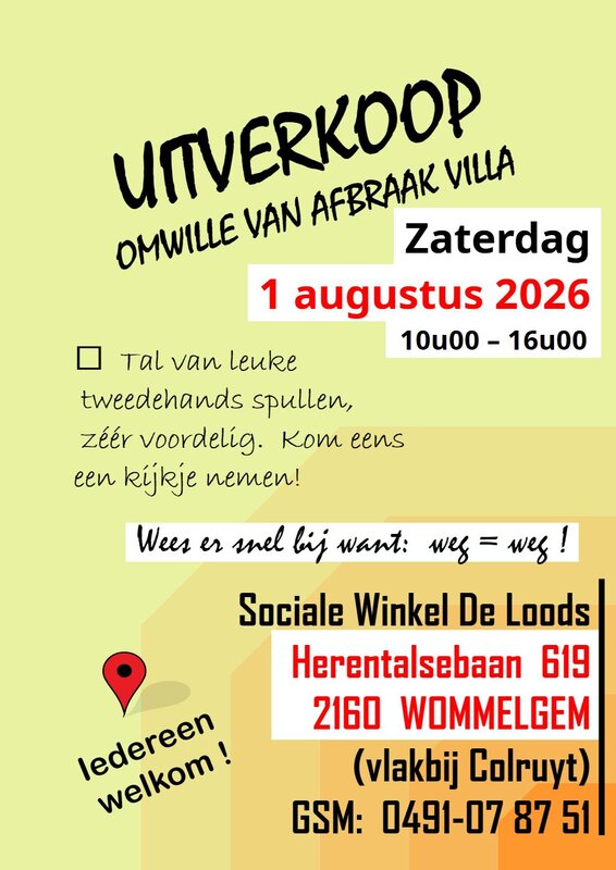  Uitverkoop 