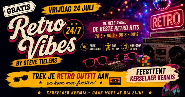 Nachtleven Retro Vibes - Kerselaer Kermis
