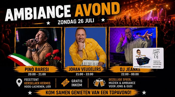 Nachtleven Ambiance avond - Kerselaer Kermis