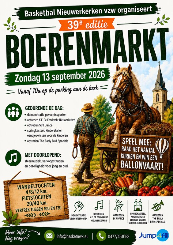 Ontspanning Jaarlijkse Boerenmarkt