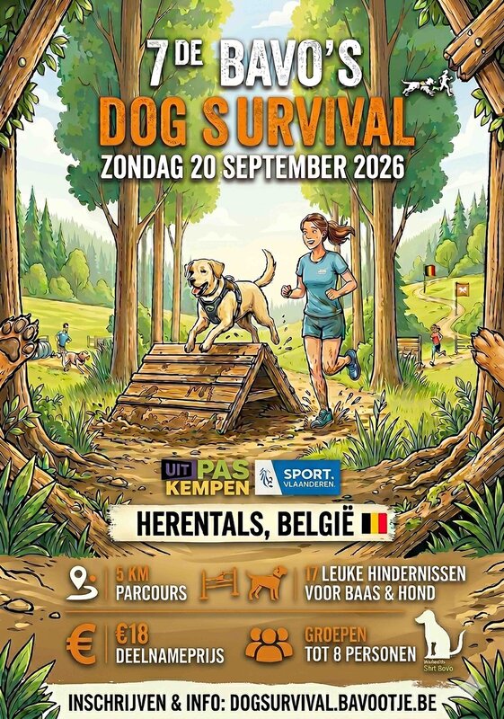Ontspanning Bavo s Dogdurvival editie