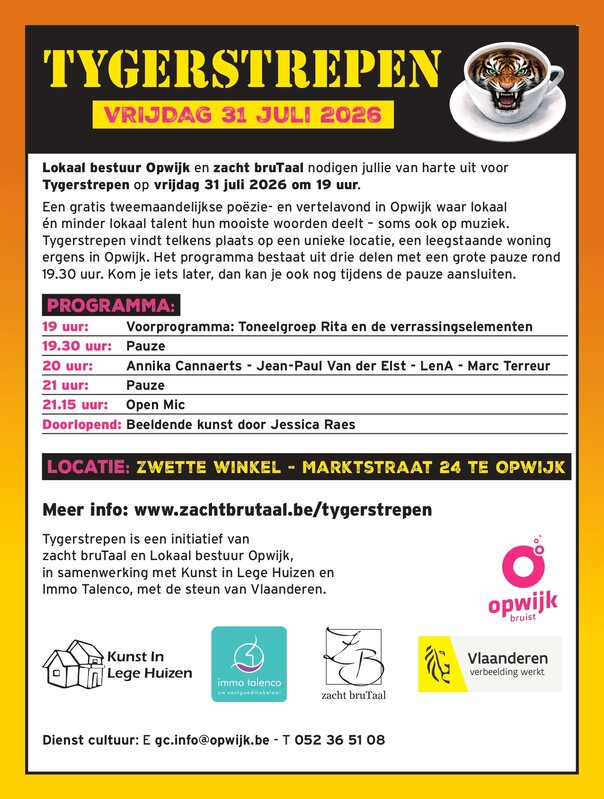 Voorstellingen Tygerstrepen