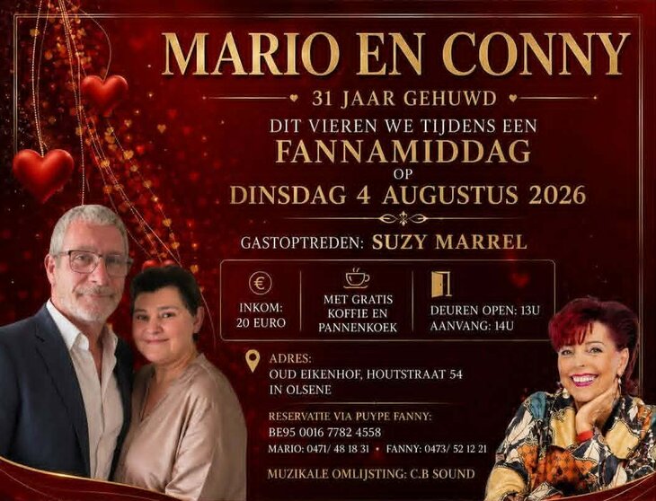 Concerten Fannamiddag Conny Brooks