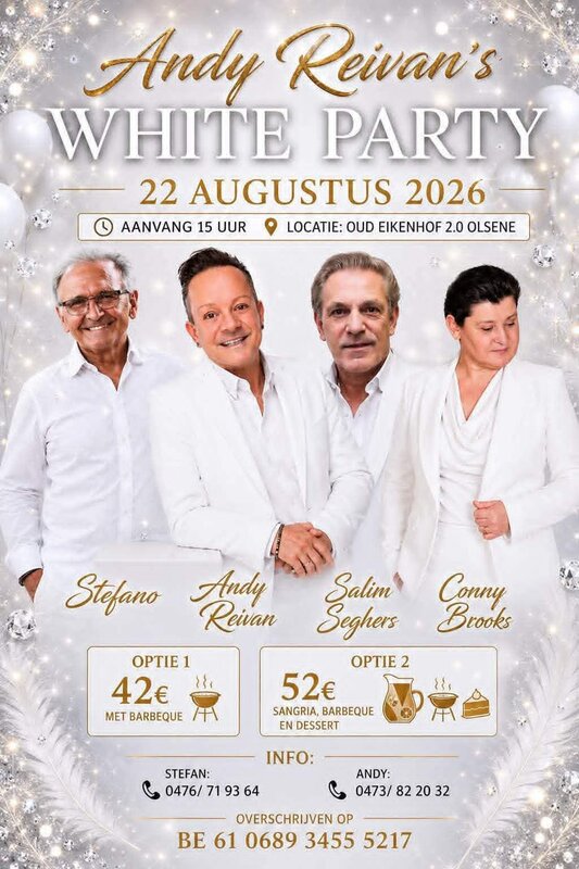 Concerten Andy Reivans White Party