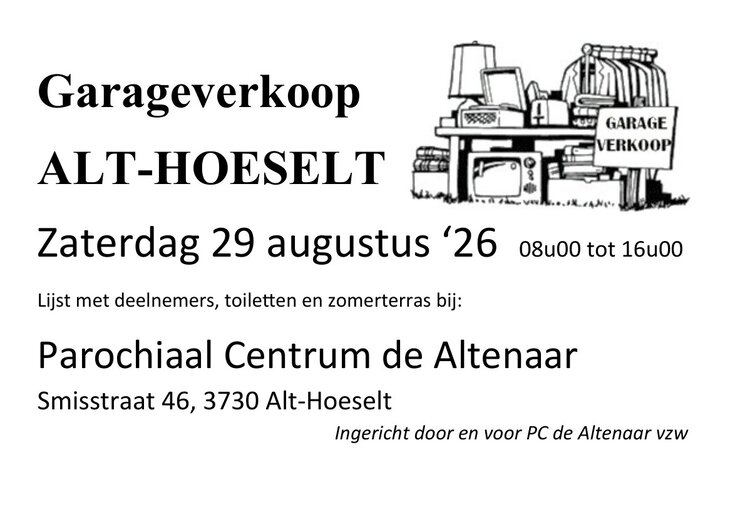  Garageverkoop