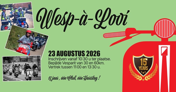 Ontspanning Wesp - Looi  jarig jubileum )