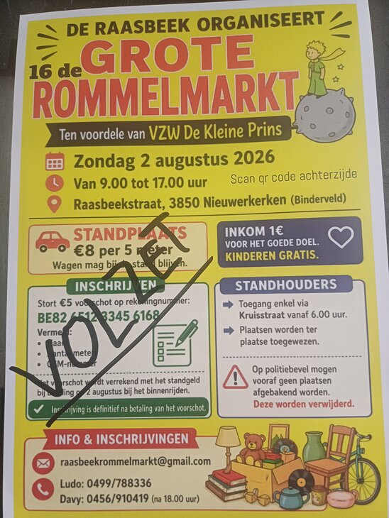  Grote rommelmarkt.