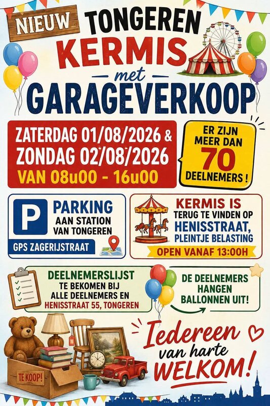  Garage verkoop de hele wijk