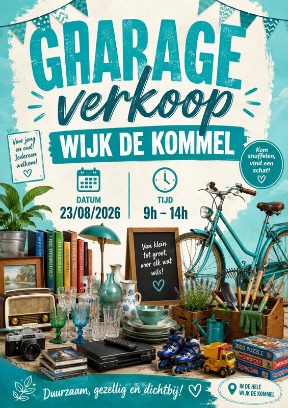  Garageverkoop Wijk kommel