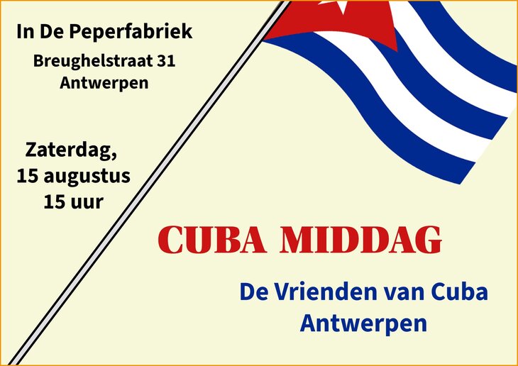 Voordrachten Cuba-namiddag zomerdrink