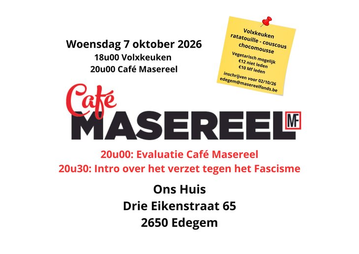 Nachtleven Volxkeuken & Café Masereel