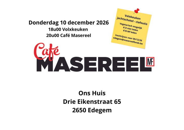 Nachtleven Volxkeuken & Café Masereel