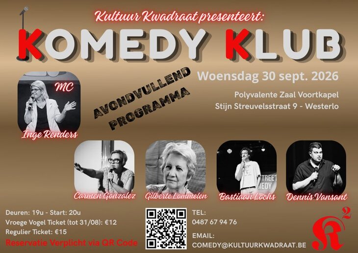 Voorstellingen Komedy Klub