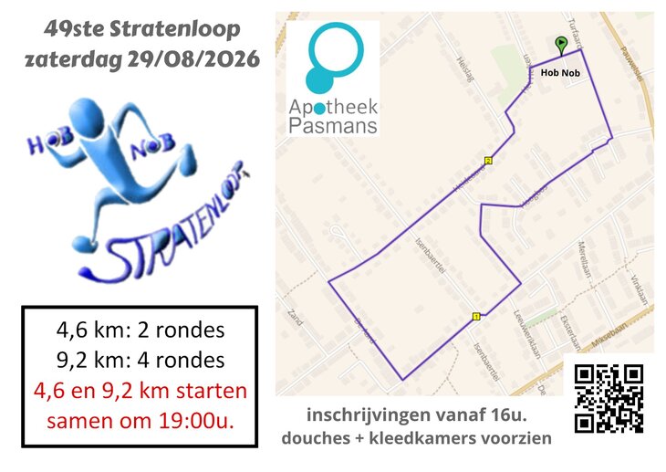 Ontspanning 49ste Stratenloop Jeugdhuis HobNob
