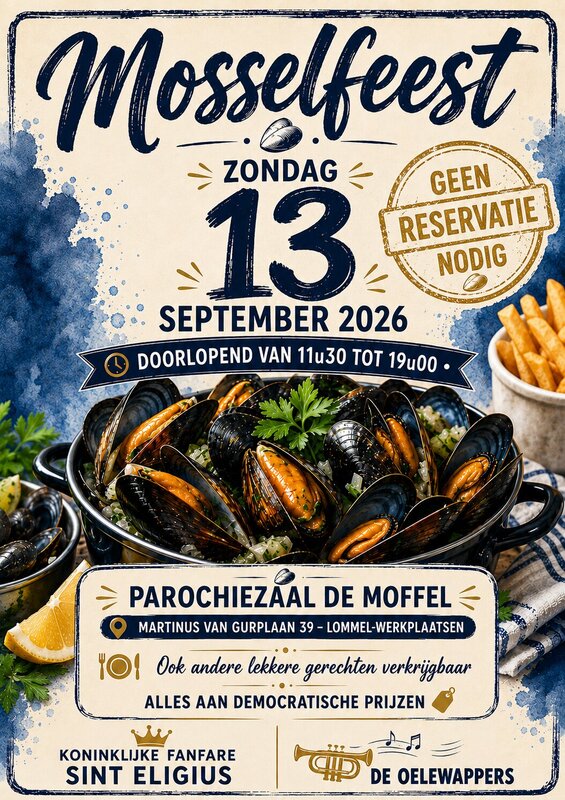 Ontspanning Mosselfeest
