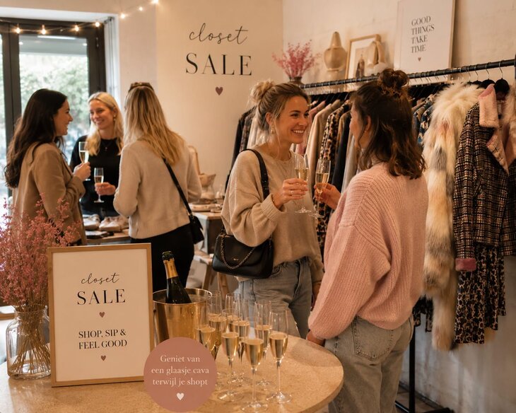 Ontspanning Dames Closet Sale tijdens kermis Zottegem Absolutely Pawfect