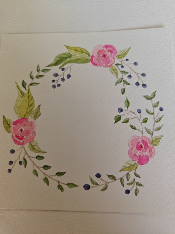 Workshops Workshop aquarel, bloemenkransen schilderen