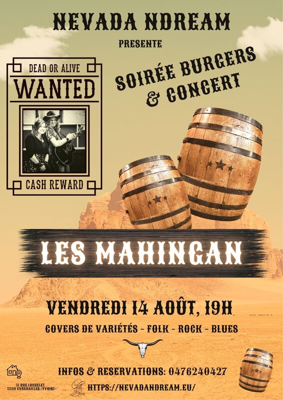 Concerten Les Mahingan live acoustic - Burger paardwandelingen