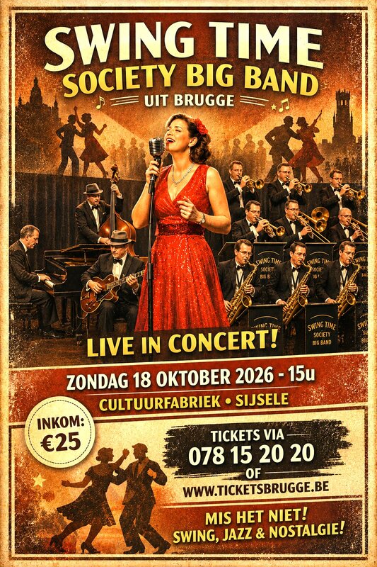 Concerten Swing time society band