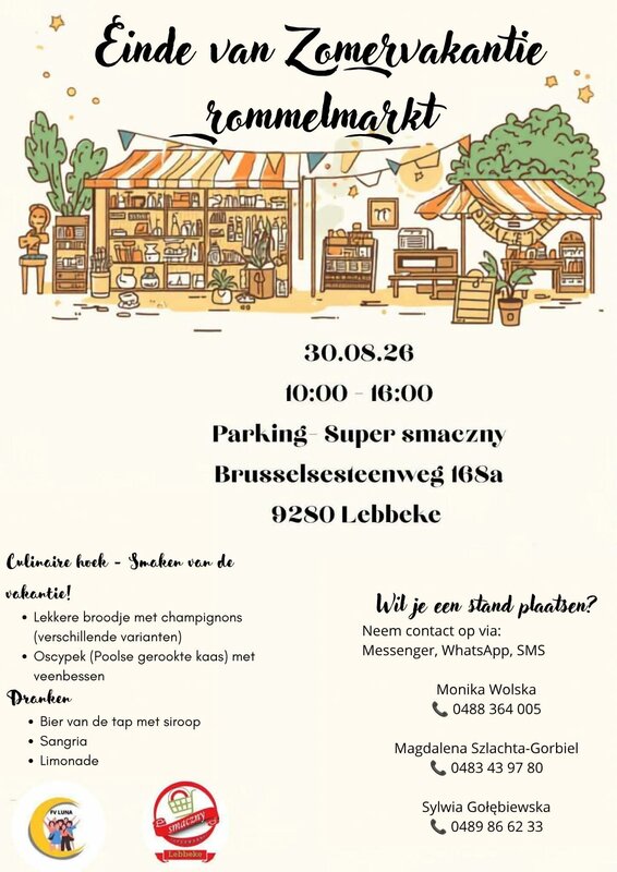  Einde Zomervakantie rommelmarkt