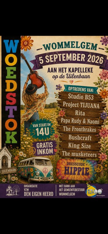 Concerten 14de Woedstok festival
