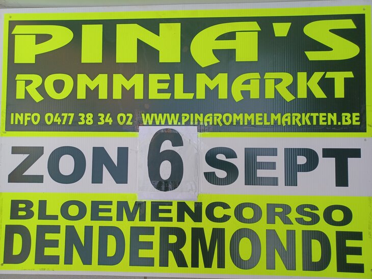  Pina s Bloemencorso-Openluchtromelmarkt Dendermonde