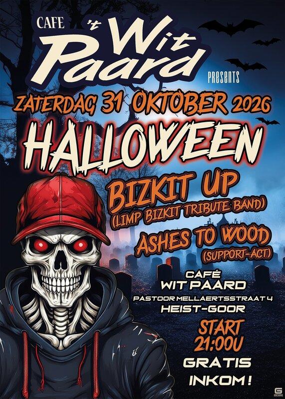 Concerten Halloween Limp Bizkit tribute band 